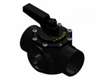 Praher Plastics Canada Ltd OV2-2010 2-WAY Diverter Valve, Slip (2" Id, 2.5" Od). Fixed Price $71.54.