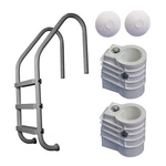 Saftron Inground Pool Ladder, Anchor Sockets & Covers (2 Pack). Fixed Price $544.99.