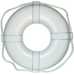 Cal June Buoys Closed Foam 24 Inch Life Ring With Webbing Straps - White. Fixed Price $140.11.