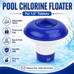 1" Tablets Floating Dispenser Floater Chlorine Bromine Spa Hot Tub Swimming Pool. Fixed Price $11.99.