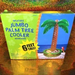 6FT Inflatable Palm Tree Cooler Drink Pool Parrot Tiki Party Tropical Hawaii 72". Fixed Price $44.99.
