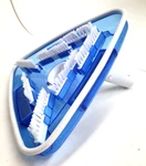 Aqua Ez Clear Swivel-handle Pool Vacuum Head W/ Brushes. Fixed Price $21.99.