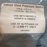 Hayward NS2-1137-01 Vent Pressure Switch. Fixed Price $58.89.