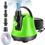 Sump Pump Submersible, Water With Adjustable Flow, Pool Cover Above Gr. Fixed Price $48.28.