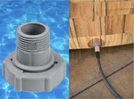 Best Swimming Drain Fitting Connects For Coleman Pools Garden Hose. Fixed Price $11.97.
