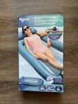 Aqua Luxury Deluxe Lounger & Tanner, Pool Float, Comfortable Head Rest. Fixed Price $44.99.