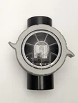 Custom Molded Products Inc. Serviceable Check Valve, 1/4LB, 2IN X 2.5IN Spg. Fixed Price $80.00.