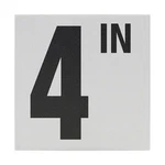 Inlays CC620504 6X6 Ceramic Tile Depth Marker 4" Non-skid. Fixed Price $25.76.