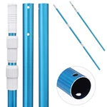 Unco- Telescopic Pool Pole, 12FT, Adjustable 3PIECE Expandable Step-up, Blue. Fixed Price $28.59.