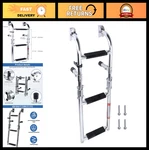 Stainless Steel 3-STEP Folding Boat Ladder, Collapsible Swim For Pool &. Fixed Price $105.99.