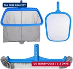3-IN-1 Tidymister Pool Cleaning Kit 18'' Net With Deep Bag & Br. Fixed Price $47.98.