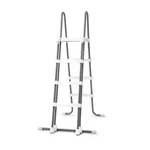 Ladder 48 Inch Removable Steps Gray Intex 28076E Deluxe Pools Wall Height. Fixed Price $129.99.