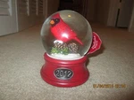 2012 St. Nicholas Square Cardinal Musical "deck The Halls" Water Globe New. Fixed Price $20.99.
