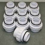 (10) Cmp Pool Pump Unions, 2" Mip X Slip Socket, Pvc Pipe Fitting, Male Npt. Fixed Price $79.95.