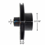 Pentair 355604Z 1/2" Plastic Impeller Pump Replacement Part. Fixed Price $76.50.
