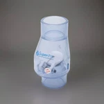 1.5"S Clear Swing Pvc Check Valve W/ .5# Spring (super-pro SP0821-15C). Fixed Price $37.95.