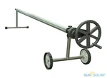 SUN2SOLAR 25' Wide Easy Gear Stainless Steel Swimming Pool Reel W/ Tubes. Fixed Price $249.99.