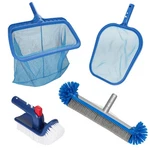 Pool Cleaning Kit Professional Heavy Duty Leaf Skimmer Net, Deep Bag Rake & W.... Fixed Price $58.12.
