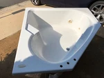 Jacuzzi B950000 Tara Lh 60-INCH White Corner Whirlpool Bathtub. Fixed Price $250.00.
