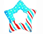*BMPF0155 Big Mouth Patriotic Star Pool Float / 330G. Fixed Price $39.99.