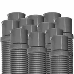 Puri Tech Heavy Duty Above Ground Pool Filter Hose, 1.5 In X 3 Ft - 12 Pack. Fixed Price $76.88.