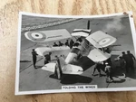 Hms Eagle Aircraft Carrier S1696 Art Deco Small Photo On Trade Card 7/5CM. Fixed Price $20.43.