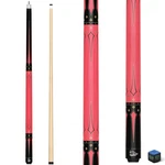 Pool Stick 58 Inch 2-PIECE Billiard With Geometric Sword Inlays, Unw.... Fixed Price $52.49.