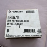 Pentair 520670 Intellichlor Acid Washing Kit For Salt Cell IC15 IC20 IC40 IC60. Fixed Price $24.99.