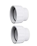 Waterway Plastics 2 Pack Of 400-4060 Pump Or Filter Unions 1.5 Inches, White. Fixed Price $19.86.