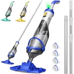 Cordless Rechargeable Pool Vacuum Handheld Cleaner W/ Telescopic Pole 60MIN IPX8. Fixed Price $79.94.