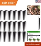 Flat Top 200 Pack Garden Drip Support Stakes For 1/4 Inch Hose Installation. Fixed Price $16.56.