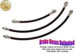 Brake Hose Set Ford Deluxe & Super 1939 1940 1941 1942 1946 1947 1948. Fixed Price $64.99.