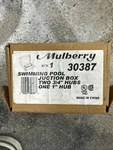 Mulberry 30387 Swimming Pool Junction Box- Two 3/4" Hubs, One 1". Fixed Price $69.00.