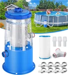 Kimfilter Transparent 1000 Gph Above Ground Pool Pump Easy Cartridge St. Fixed Price $96.90.