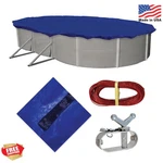 Blue Wave Gold 15-YEAR 16 Ft X 28 Oval Above Ground Pool Cover For Winter Du. Fixed Price $140.99.