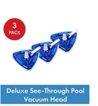 Smartclear Deluxe See Thru Vacuum Head Pack 3 New Box Inground Pool Cleaner. Fixed Price $20.00.