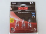 Feit Electric Xenon G8 Base Light Bulbs 20W 120V 3 Pack. Fixed Price $7.99.