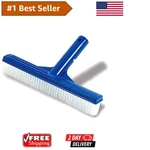Versatile Hydrotools 10-INCH Pool Brush For Walls & Floors Usa-made Durability. Fixed Price $16.99.
