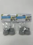 Intex Pool Hose Adapter B 1.25-1.5 Clamp On Fittings 29061E Gray 2PK. Fixed Price $14.97.