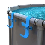 Poolside Leaf Skimmer Net Holder, Above Ground Pole Hanger, G.... Fixed Price $40.19.