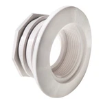 Aquastar Large Wall Fitting Water Barrier 1/2IN Fpt White ES1022WB01. Fixed Price $13.95.