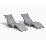Global Pool Products Lounge Chair With Connecting Table - Outdoor Chaise. Fixed Price $1798.00.