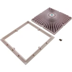 Cover, Aquastar Moflo, 12" Square, W/ Frame, White : 12MF101. Fixed Price $93.14.