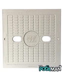 Waterway White Square 10" Swimming Pool Skimmer Cover Top 540-6490WWB. Fixed Price $13.49.