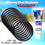 35505-1409 Skimmer Lid O-ring For Swimquip 10-PACK + Liberty 41 Lube Tube. Fixed Price $41.10.
