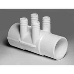 Waterway 672-7140 Manifold 4-PORT Slip X Spigot 3/4 Barb. Fixed Price $24.29.