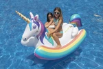 Swimline 90587 Unicorn Rocker With Wide Side Bolster Chambers. Fixed Price $57.53.