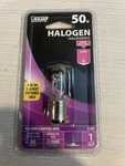 New Feit Electric Halogen BA15D 50W 120V Bayonet Base. Fixed Price $9.80.