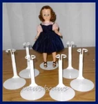 6 20SM Kaiser Doll Stands For Madame Alexander 9" Cissette Portrette Scarlett. Fixed Price $29.99.