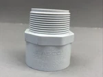Lot Of 8 - Lasco 436015BC Adapter, 1/2 In, Schedule 40, White 60UD19. Fixed Price $25.00.